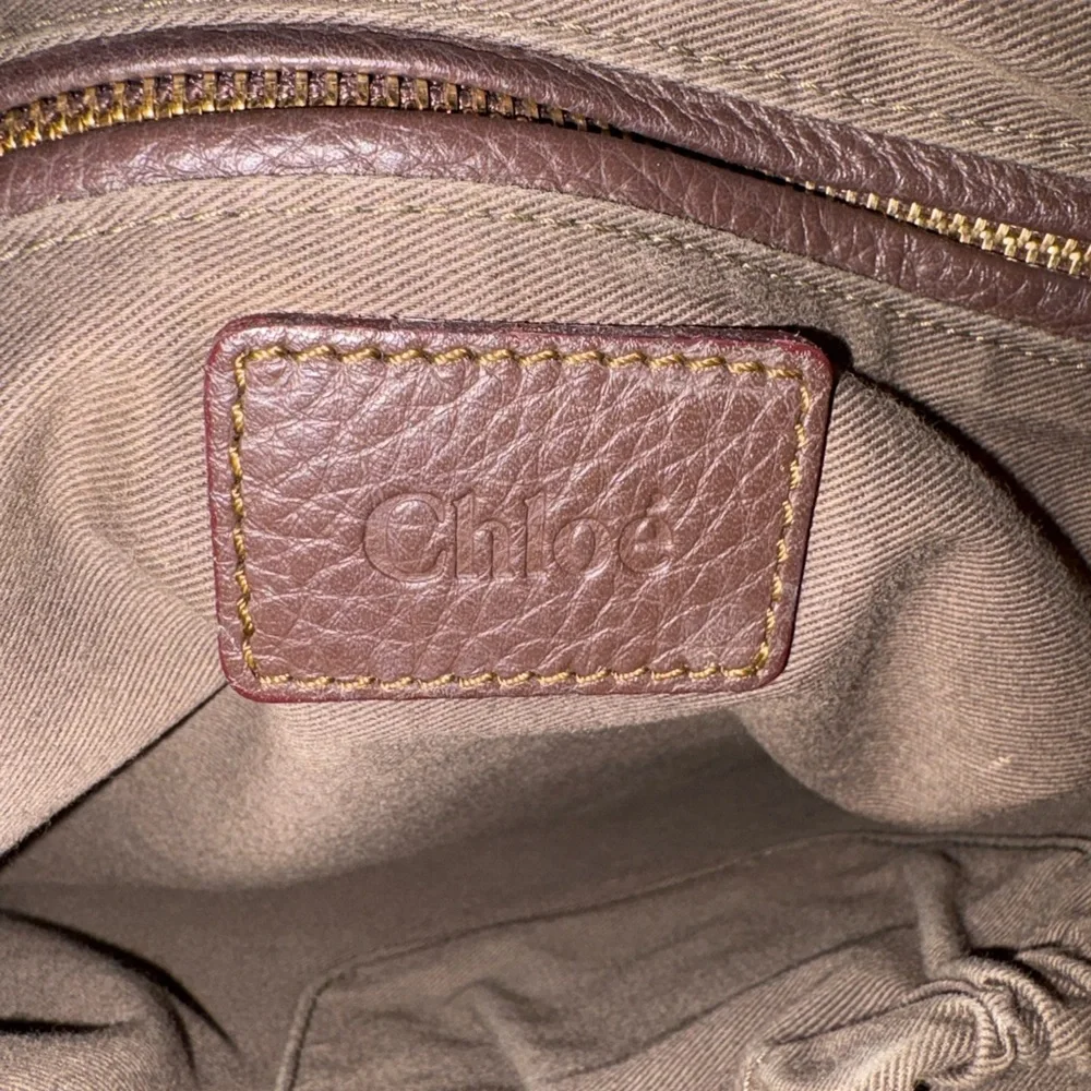 CHLOE MARCIE Dark Brown Leather HAND BAG - Picture 6 of 15